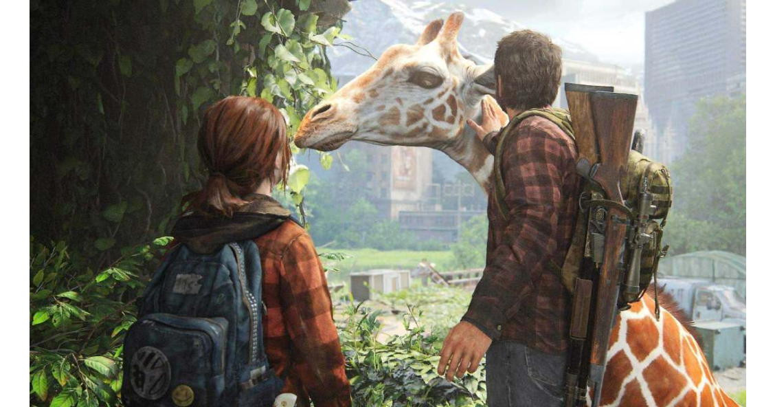 The giraffe scene from The Last of Us