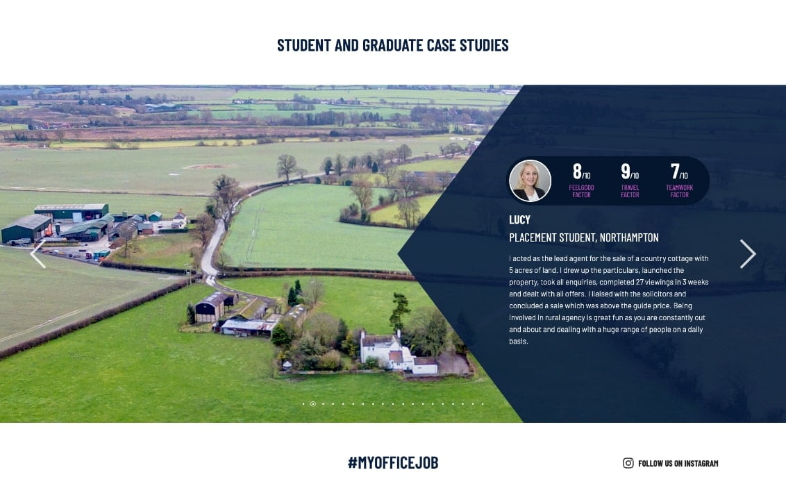 Grow Your Future website Student Case Studies