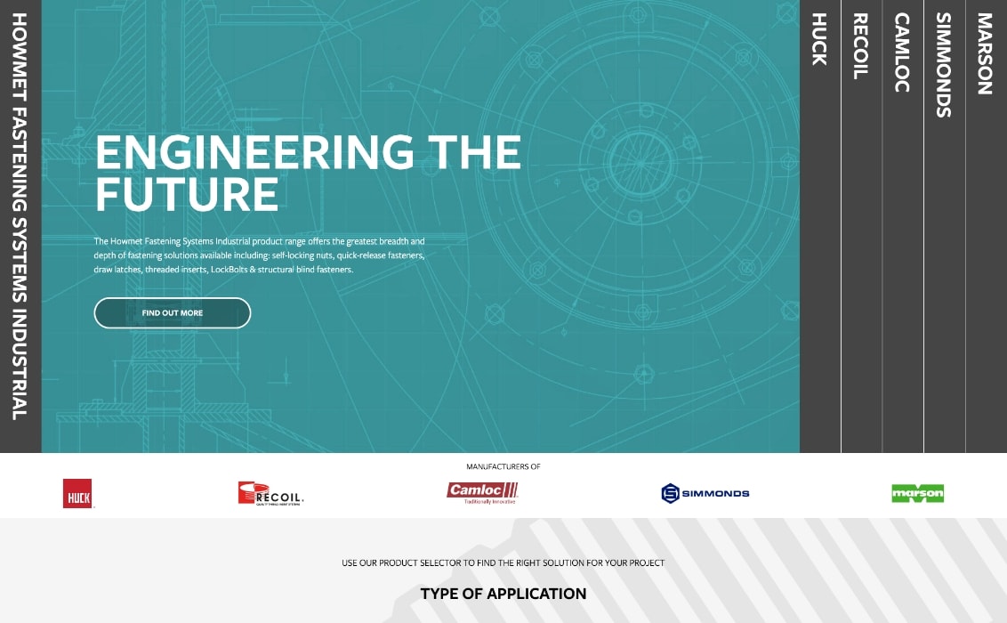 Engineering the Future desktop banner carousel