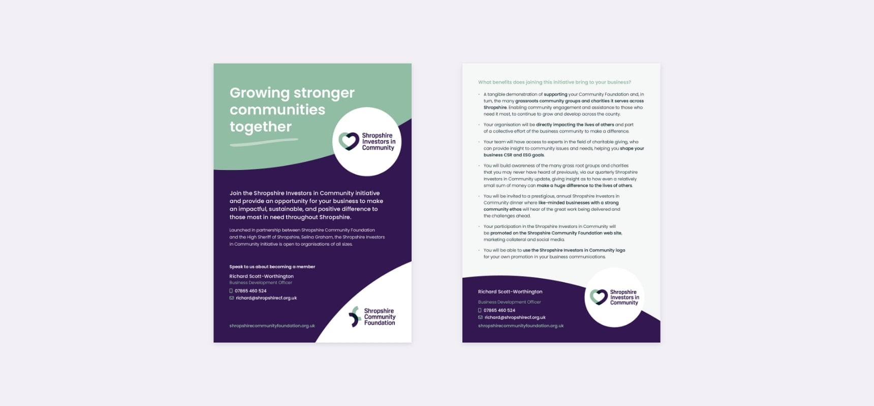 Leaflet design